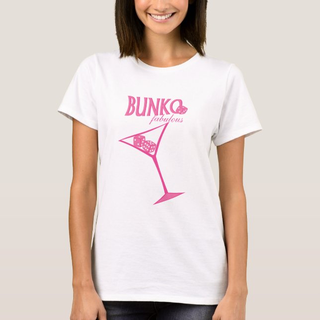 Bunko Fabulous Martini Tee Shirt (Framsida)