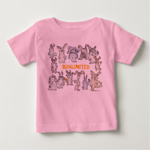 Bunlimited Tecknad Rabbits Funny Baby T-shirt