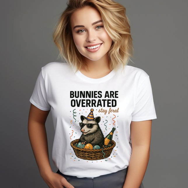 Bunnies är överskattade och stannar i T-Shirt (Skapare uppladdad)