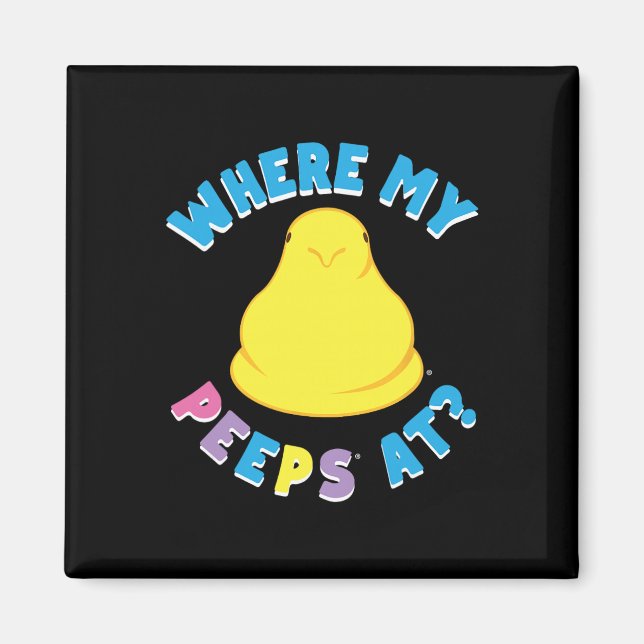 Bunnies Easter Where My Bunnies At Clic Chick  Magnet (Framsidan)