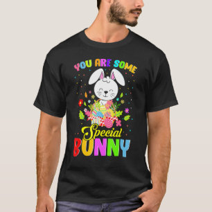 Bunnies gör mig till Lycklig Småbarn Girl Kid Mamm T Shirt