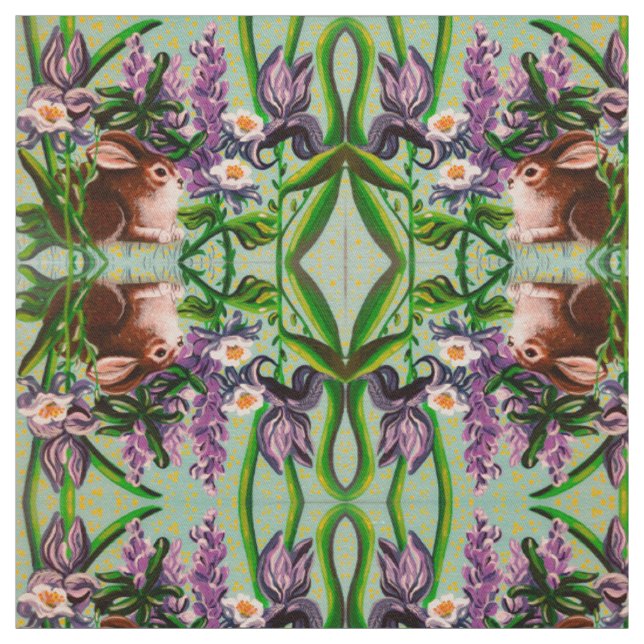 Bunnies i Iris Tyg (Provkarta)