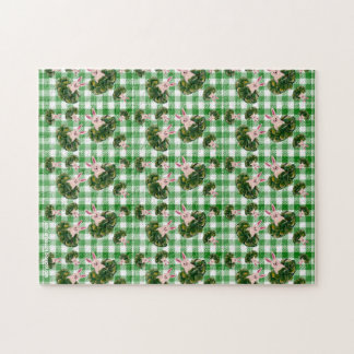 Bunnies in Cabbage Puzzle Pussel