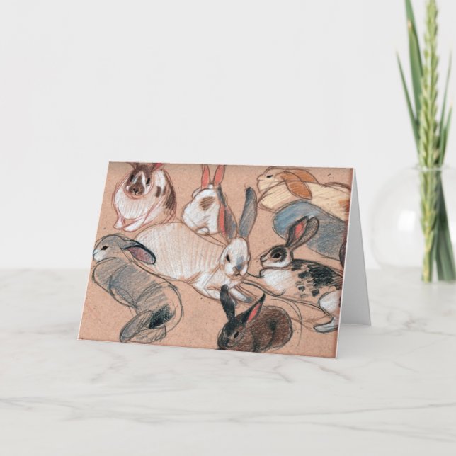 Bunnies! Kort (Framsida)