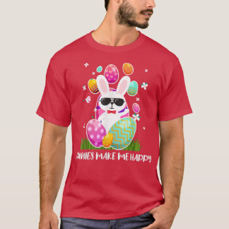 BUNNIES MAKEMEHAPPY Bunny Rabbit Girl Kid Söndag E T Shirt