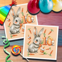 Bunnies och morötter 10:e Födelsedagsfesten