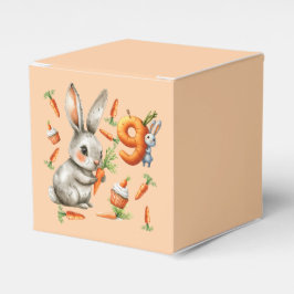 Bunnies och morötter 9:e Födelsedagsfesten Presentaskar