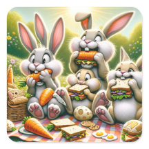 Bunnies Picnic Feast
