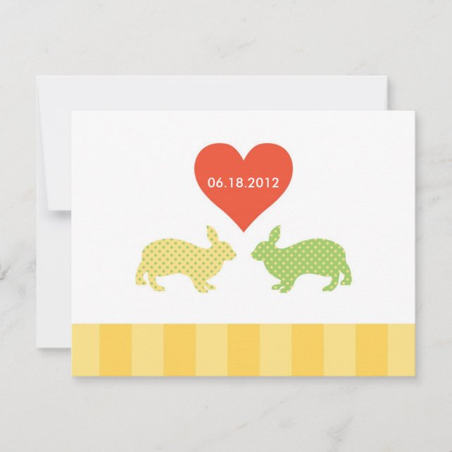 Bunnies Spara datum meddelande (Framsida)