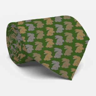 Bunnies Tie Armani Guld Moss Grönt Slips
