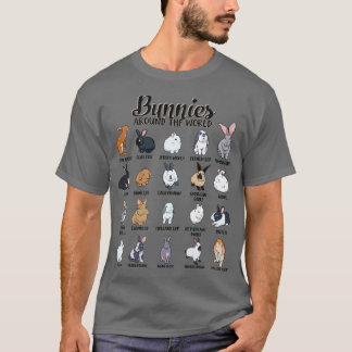 Bunnies värld runt Rabbit Raser T Shirt