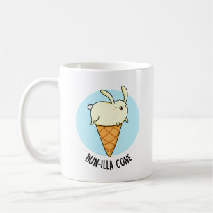 Bunnilla Cone Funny Bunny Vanilla Ice Cream Pun Kaffemugg