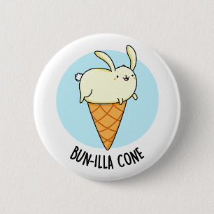 Bunnilla Cone Funny Bunny Vanilla Ice Cream Pun Knapp