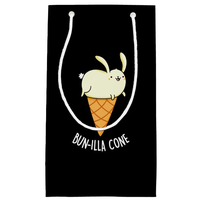 Bunnilla Cone Funny Bunny Vanilla Mörk BG (Framsidan)