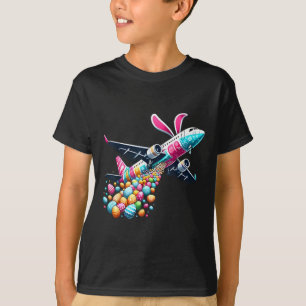 Bunny Airlines Påskägg Manar Kids Boys Påsk Ai T Shirt