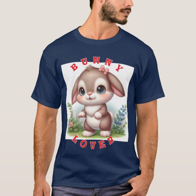 Bunny älskare t shirt (Framsida)