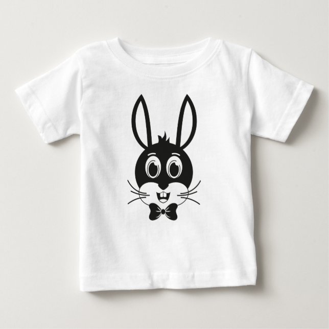 Bunny Ansikte Boy-32886 T Shirt (Framsida)