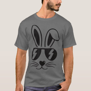 Bunny Ansikte med solglasögon för boys Manar Kids  T Shirt