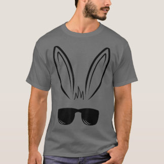 Bunny Ansikte med solglasögon för boys Manar Kids  T Shirt