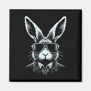 Bunny Ansikte med solklämmor för boys Manar Kids P Magnet