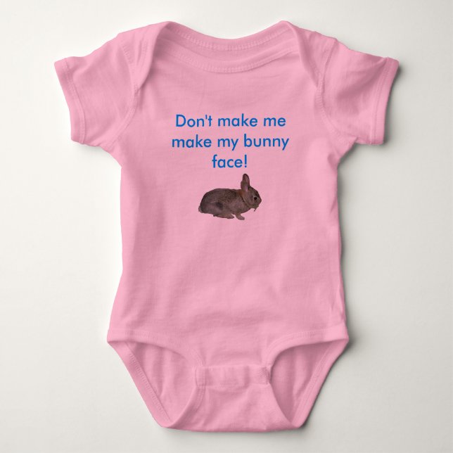 Bunny Ansikte shirt Tee Shirt (Framsida)