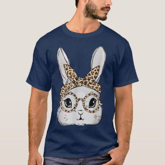Bunny Ansikte Sunglasses Leopard Glass Headband Ea T Shirt