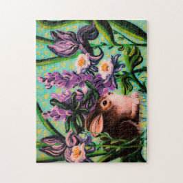 Bunny är Iris Puzzle Pussel