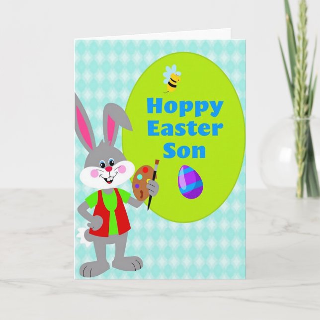 Bunny Artist Happy Season Card Kort (Framsida)