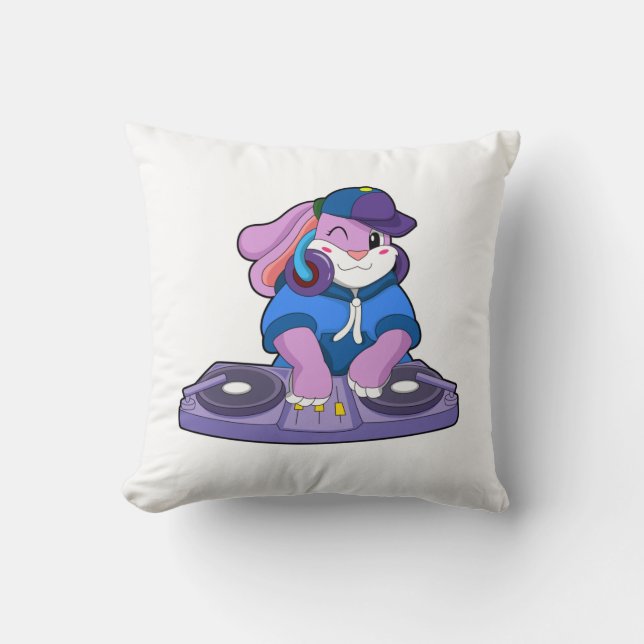 Bunny as Musician med Mixer Kudde (Framsida)