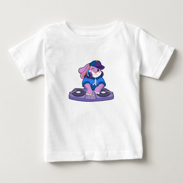 Bunny as Musician med Mixer T Shirt (Framsida)