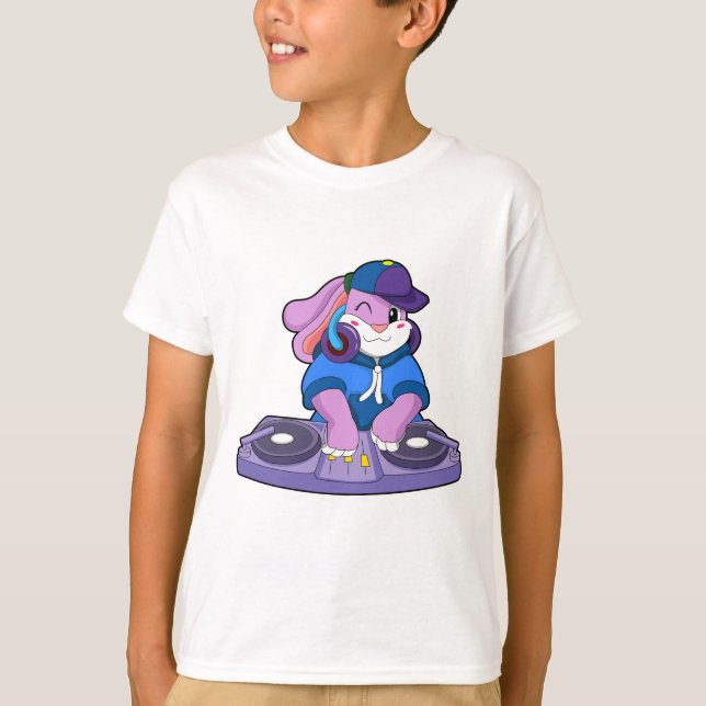 Bunny as Musician med Mixer T Shirt (Framsida)