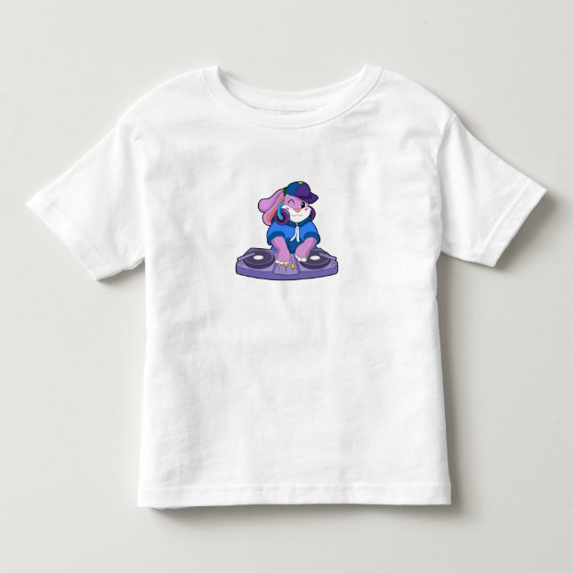 Bunny as Musician med Mixer T Shirt (Framsida)