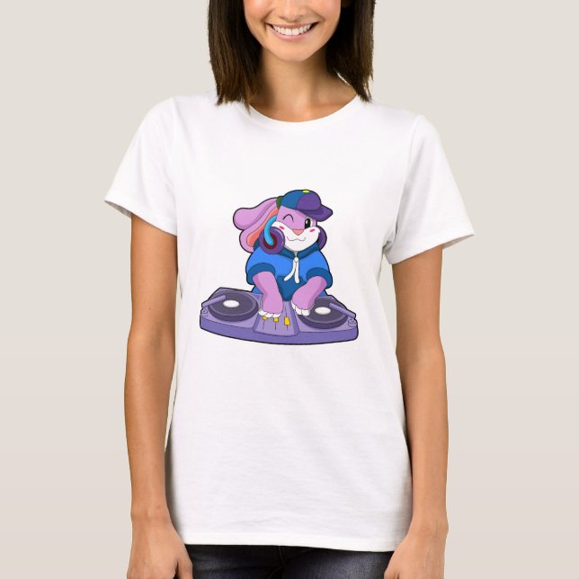 Bunny as Musician med Mixer T Shirt (Framsida)