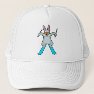 Bunny as Skier med Ski Keps