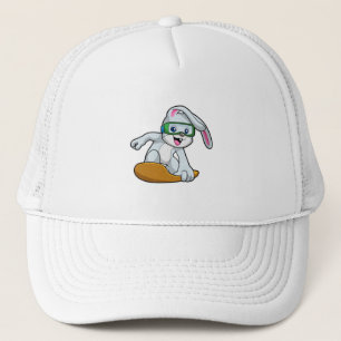 Bunny as Snowboarder med Snowboard Keps