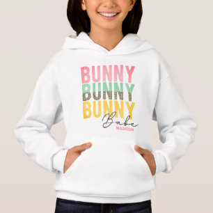 Bunny Babe Cute Modern Girly Påsk Personlig T Shirt
