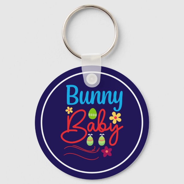 Bunny Baby-62342 Nyckelring (Framsida)