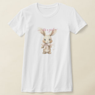 Bunny Baby Shower Det är en flicka T Shirt