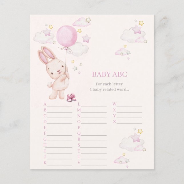 Bunny Baby Shower Girl Game (Framsida)