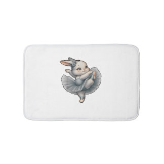Bunny Ballet Ballerina Rabbit Ballet Bunny Dance T Badrumsmatta