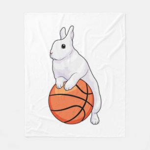 Bunny Basketball-spelare Fleecefilt