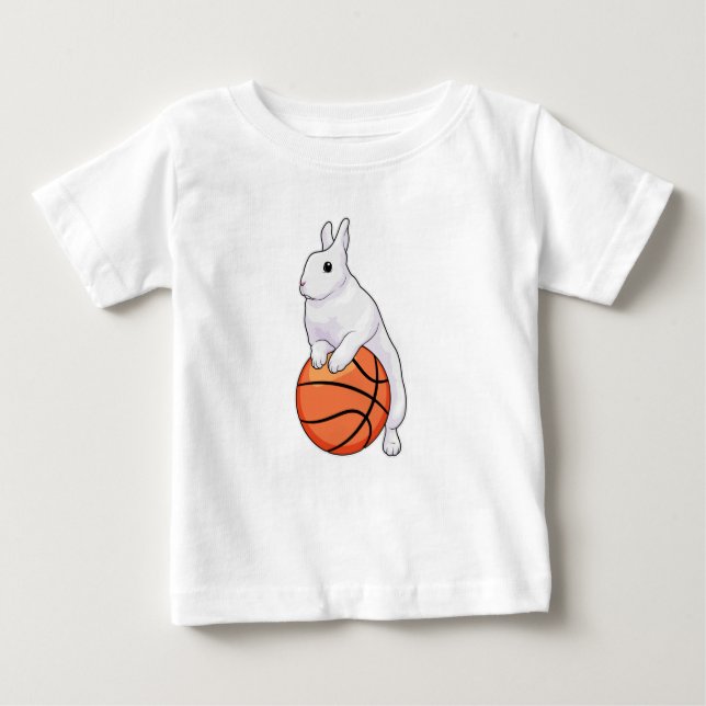 Bunny Basketball-spelare T Shirt (Framsida)