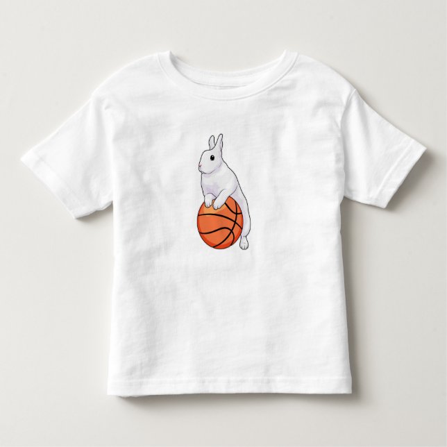 Bunny Basketball-spelare T Shirt (Framsida)