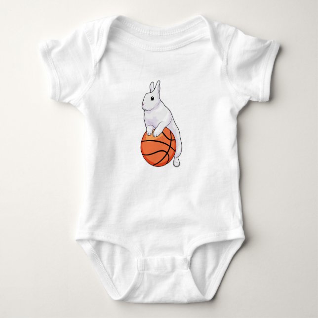 Bunny Basketball-spelare T Shirt (Framsida)