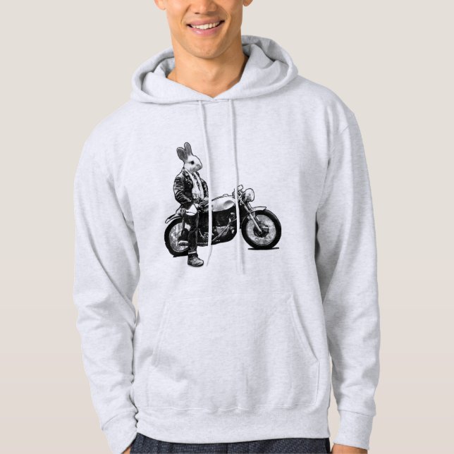 Bunny biker hoodie (Framsida)