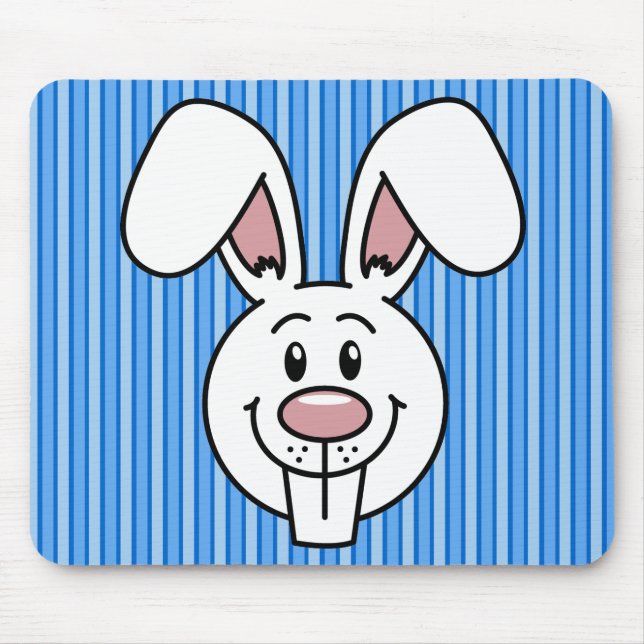 Bunny (blå) Mousepad Musmatta (Framsidan)