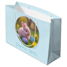 Bunny Bliss-Fluffy Rosa Bunny Påsk