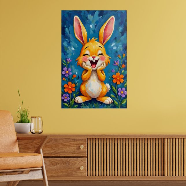 Bunny Bliss Poster (Vardagsrum 2)
