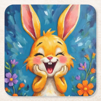 Bunny Bliss Underlägg Papper Kvadrat