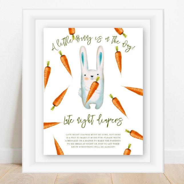 Bunny - Blöjor för sena nätter Poster (Skapare uppladdad)